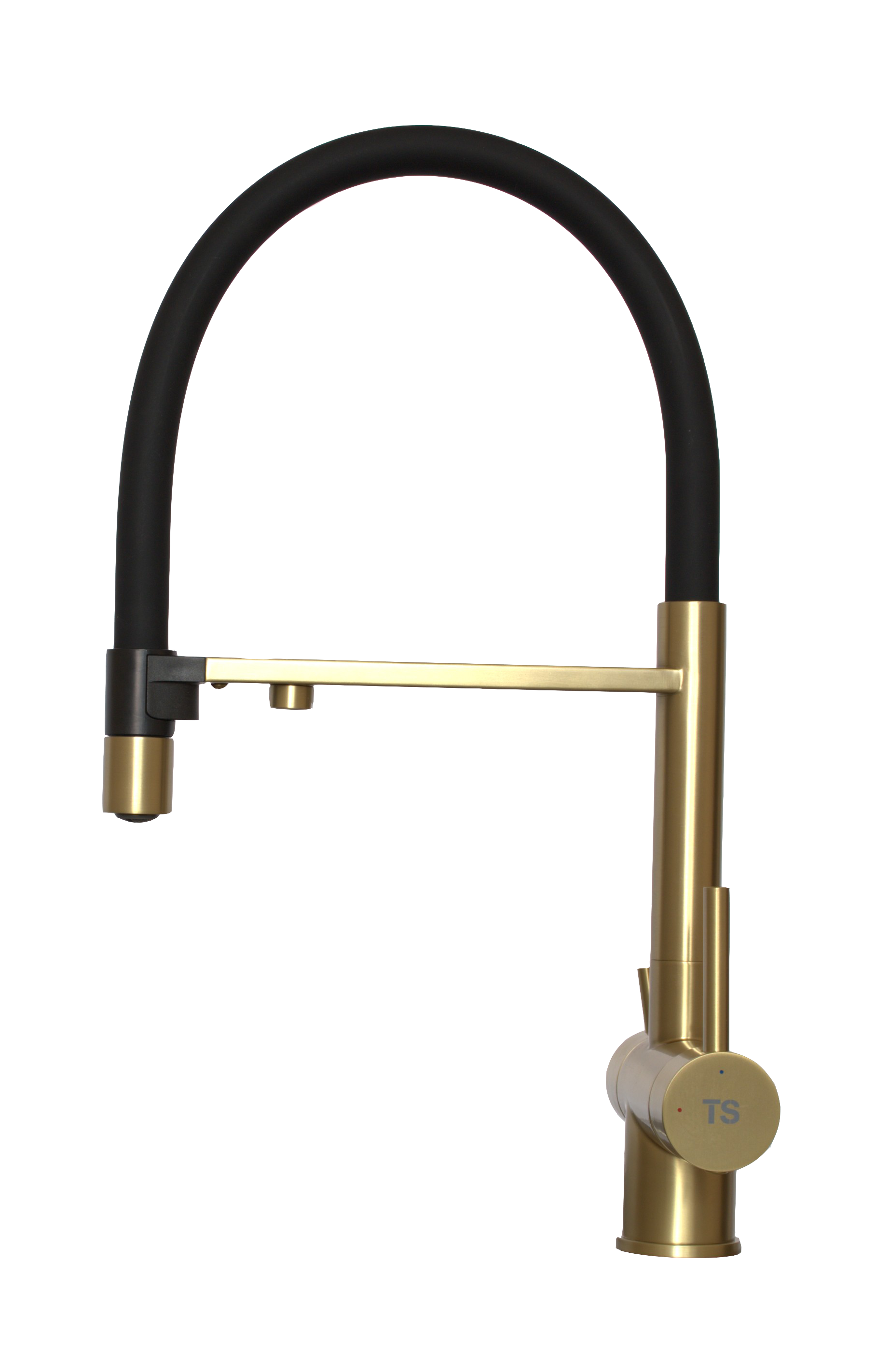 Кухонный смеситель TS Libra Brush Gold