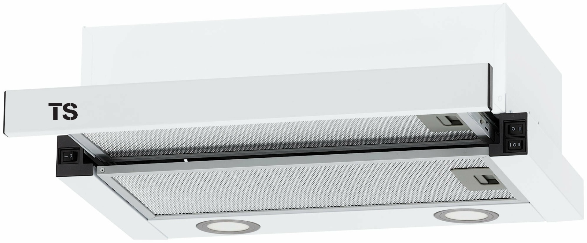 Вытяжка телескопическая TS t-slide White 