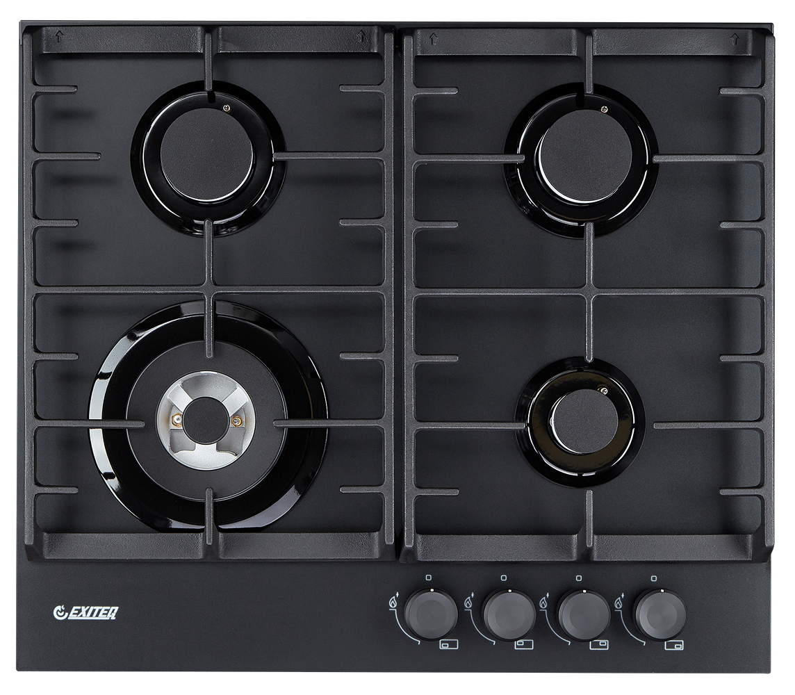 Варочная поверхность газовая Exiteq EXH-207 black matt