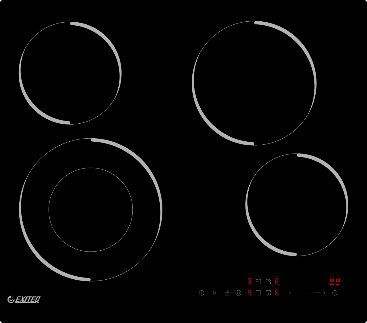 Варочная поверхность электрическая Exiteq EXH-512CB